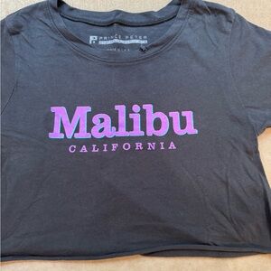 Prince Peter Collection Black Tee with Purple Text